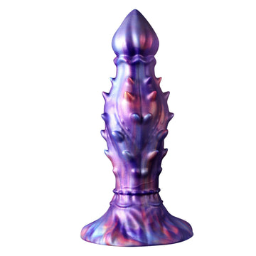 10 Inch Purple Fantasy Spiked Huge Anal Dildo