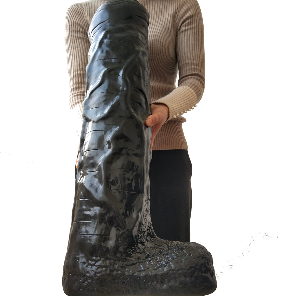 Biggest Huge xxxxl 2 Foot Dildo With Foreskin