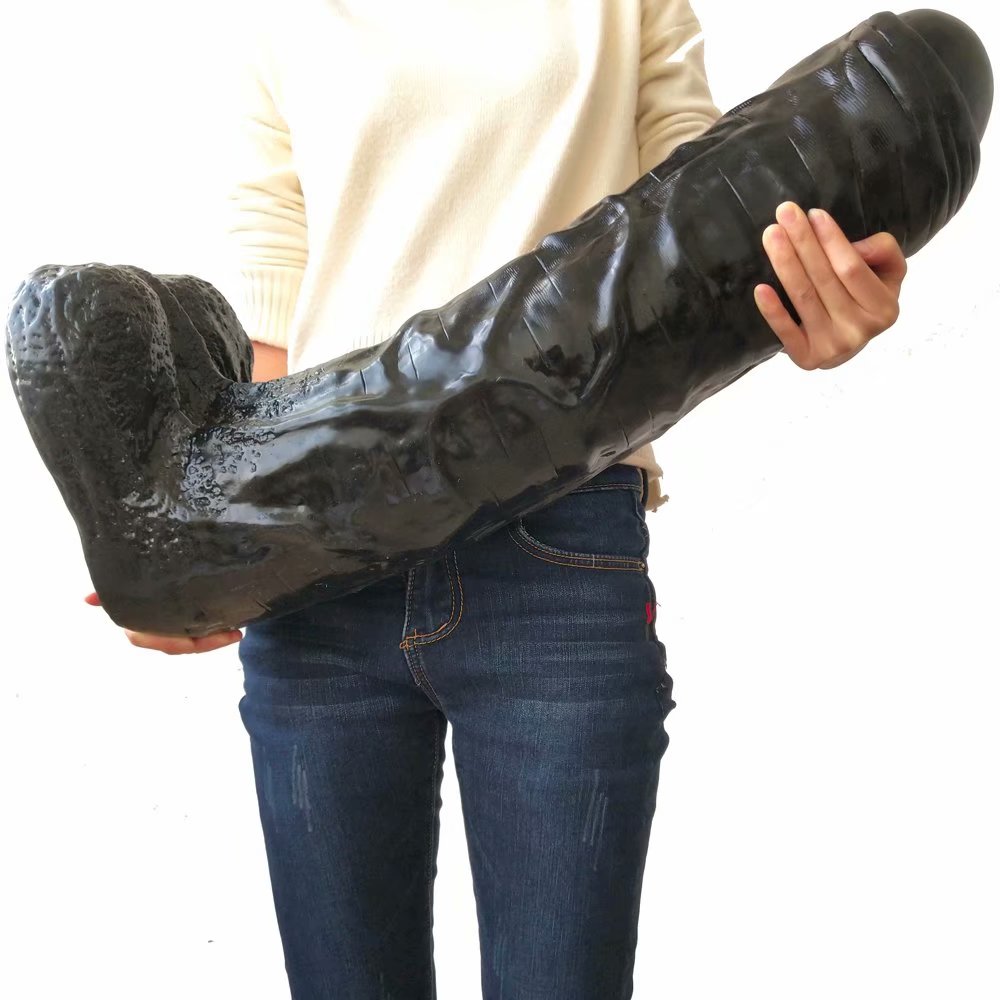 Biggest Huge xxxxl 2 Foot Dildo With Foreskin