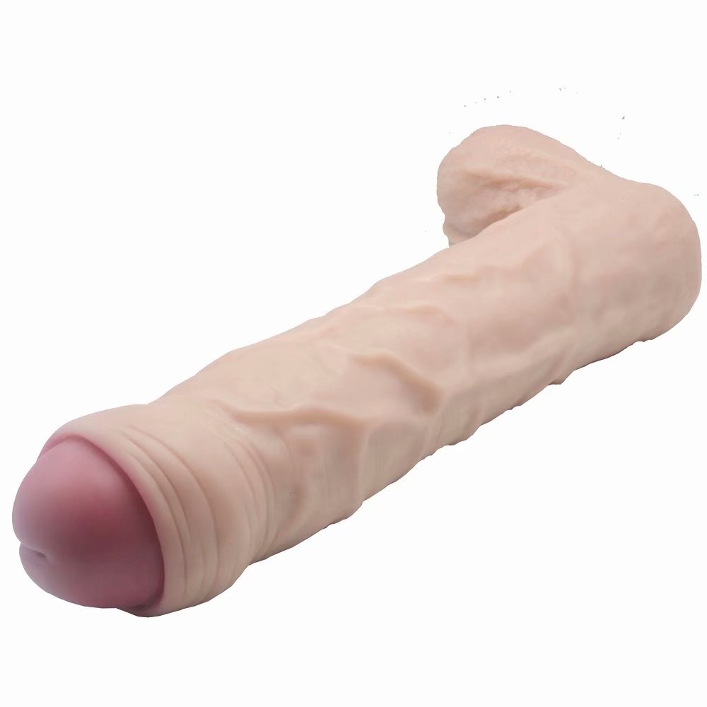 Biggest Huge xxxxl 2 Foot Dildo With Foreskin