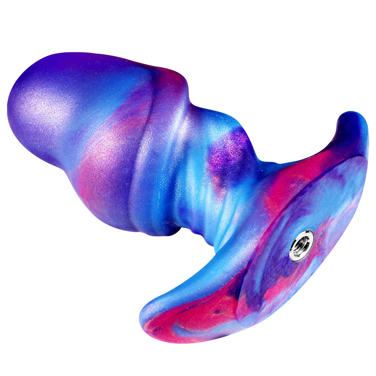 Rainbow Furry Silicone Fox Tail Anal Plug