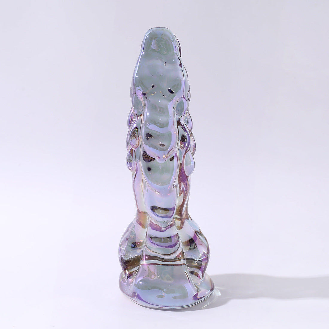 6 Inch Fantasy Texture Monster Glass Dildo