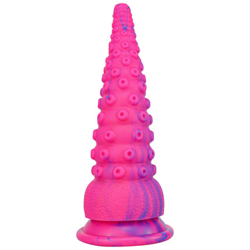 Pink Octopus Feet Suction Cup Dildo