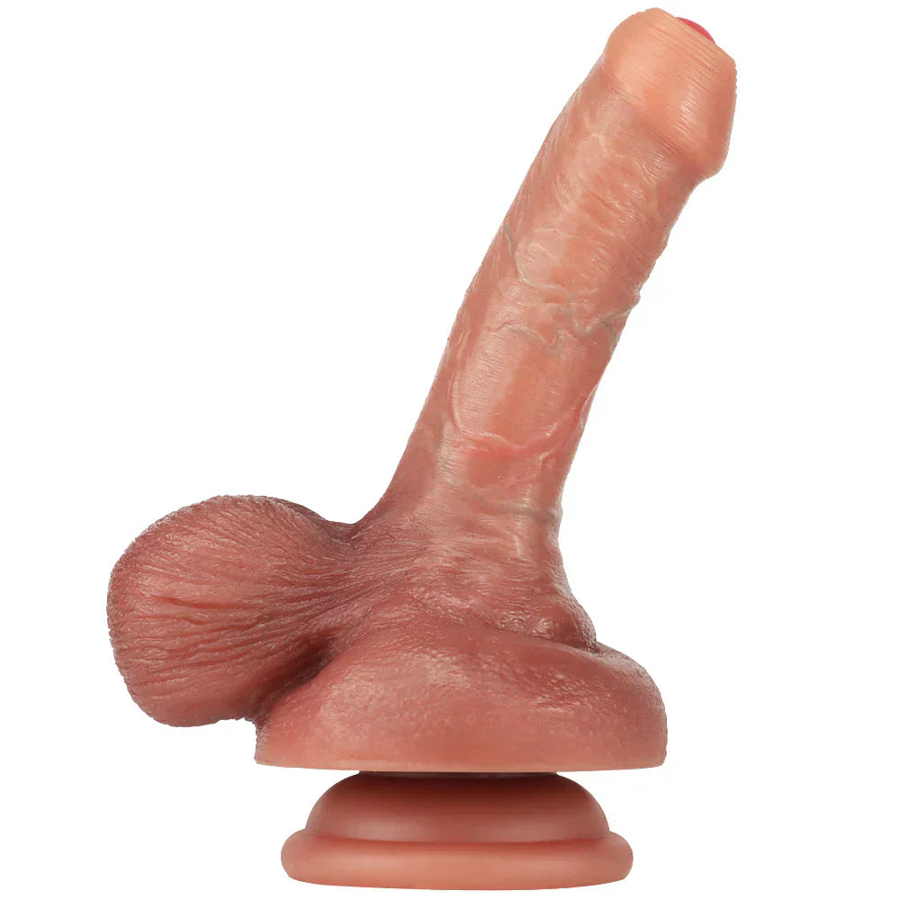 20 cm Silicone Dildo with Foreskin