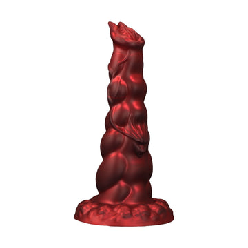 12 Inch Red Fantasy Dragon Knot Huge Dildo