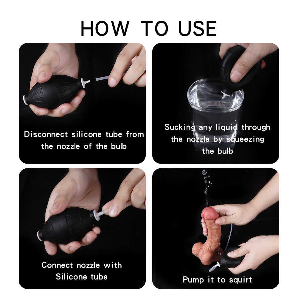 17.8 cm Suction Cup Realistic Squirting Dildo