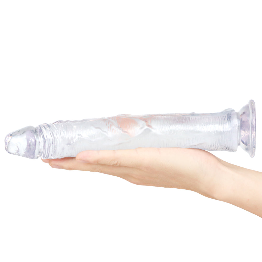 25.4 cm Large Jelly Double Penetration Dildo