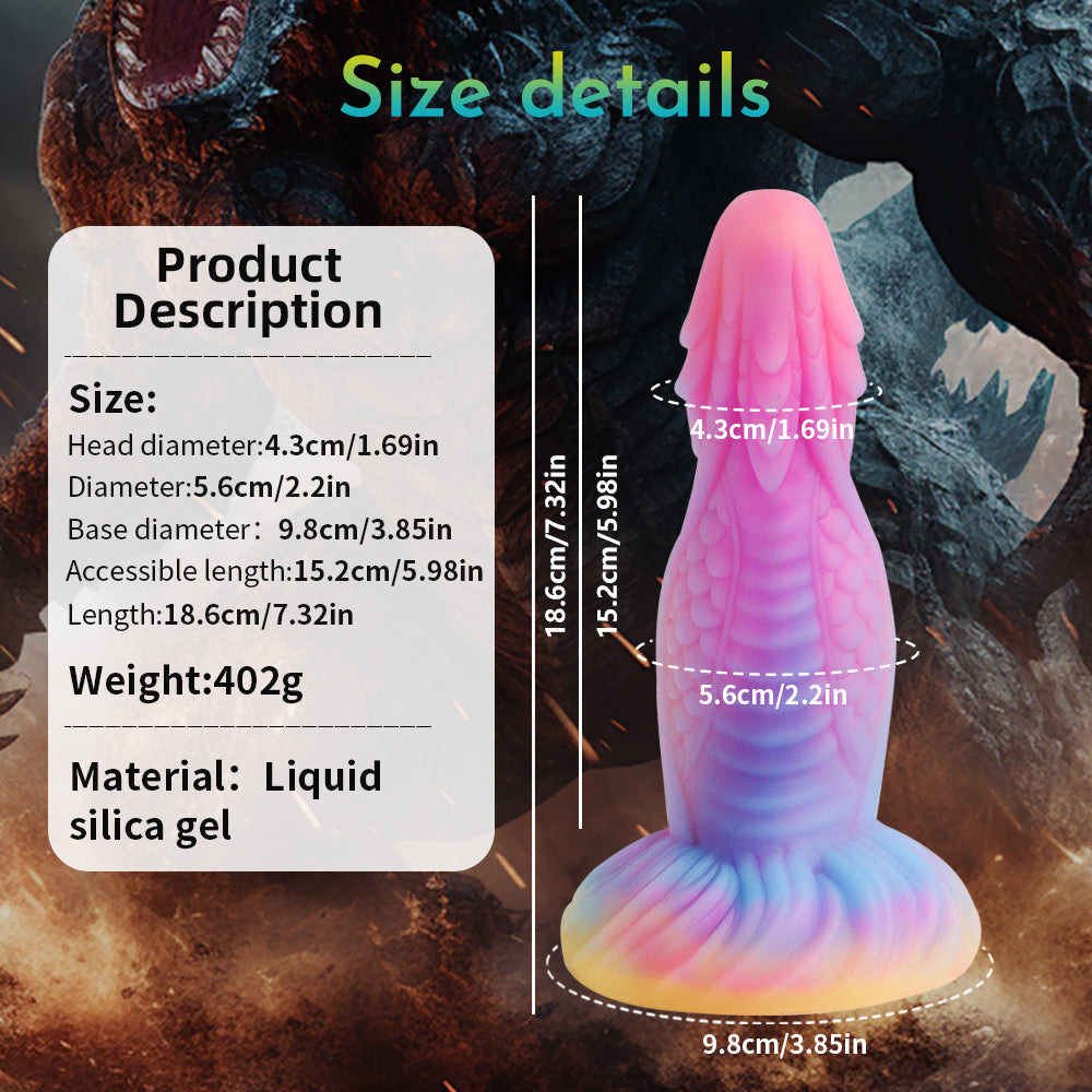 Fantasy Monster Glow in the Dark Dildo