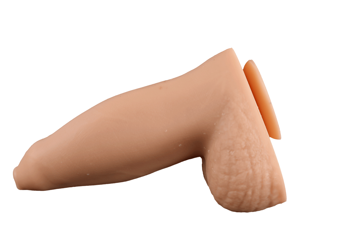 8 Inch Fantasy Elephant Tapered Foreskin Dildo