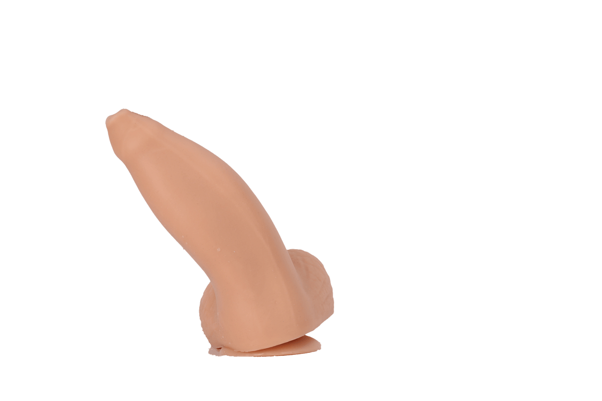 8 Inch Fantasy Elephant Tapered Foreskin Dildo