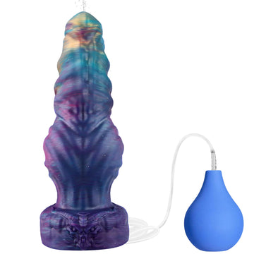 13 Inch Purple Huge Knot Monster Ejaculating Dildo