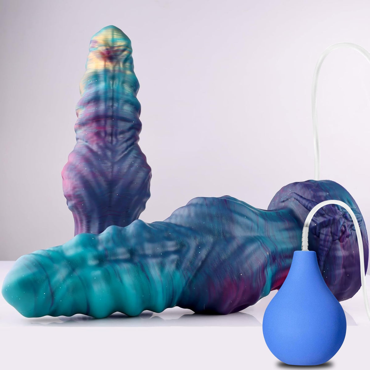 13 Inch Purple Huge Knot Monster Ejaculating Dildo