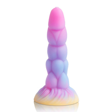 Glow In The Dark Fantasy Knot Tapered Dildo