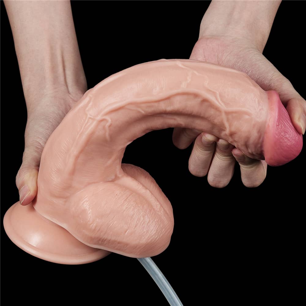 25 cm Flesh Big Shot Squirting Dildo