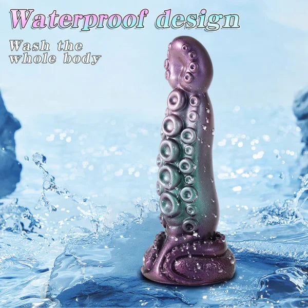 20.3 cm Fantasy Heated Vibrating Tentacle Dildo