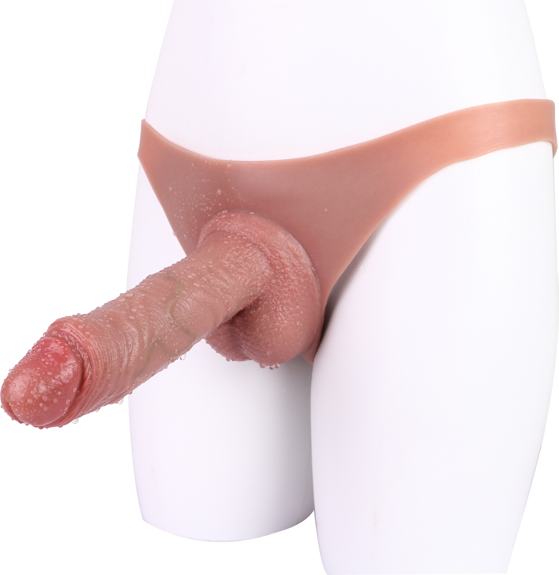 20.3 cm Silicone Strap On Dildo Pants