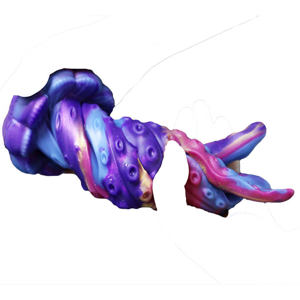 Purple Fantasy Octopus Tentacle Huge Butt Plug