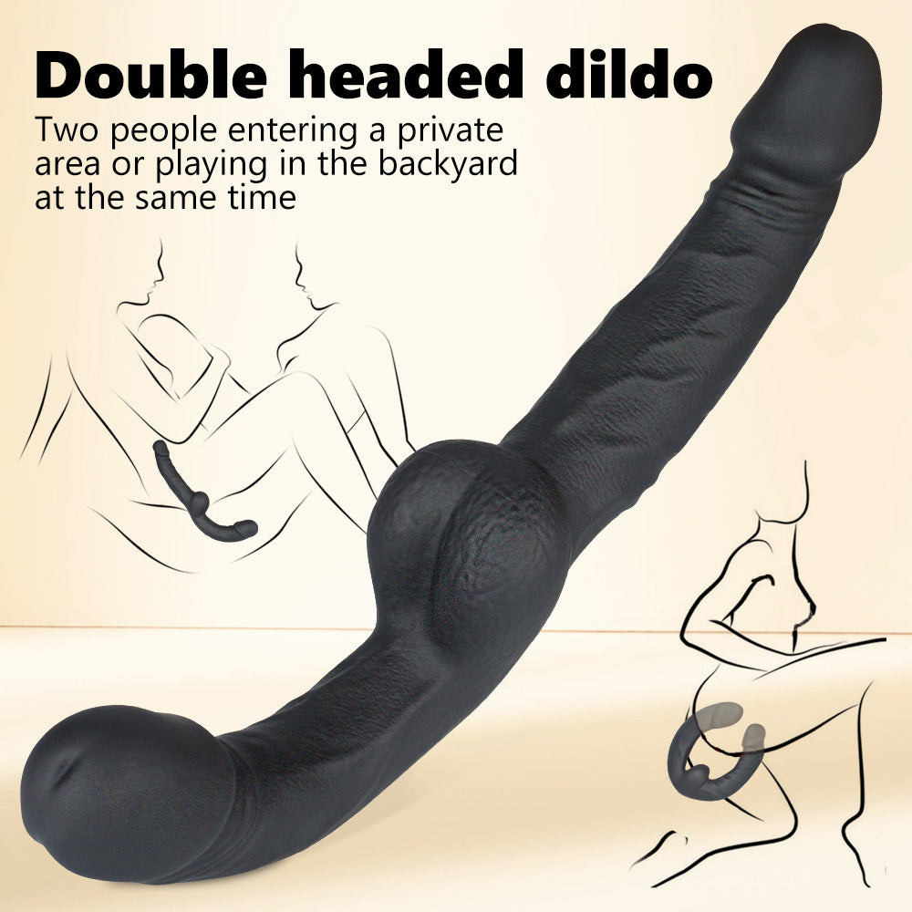 Double-Ended Realistic Female Wear Strapless Dildo
