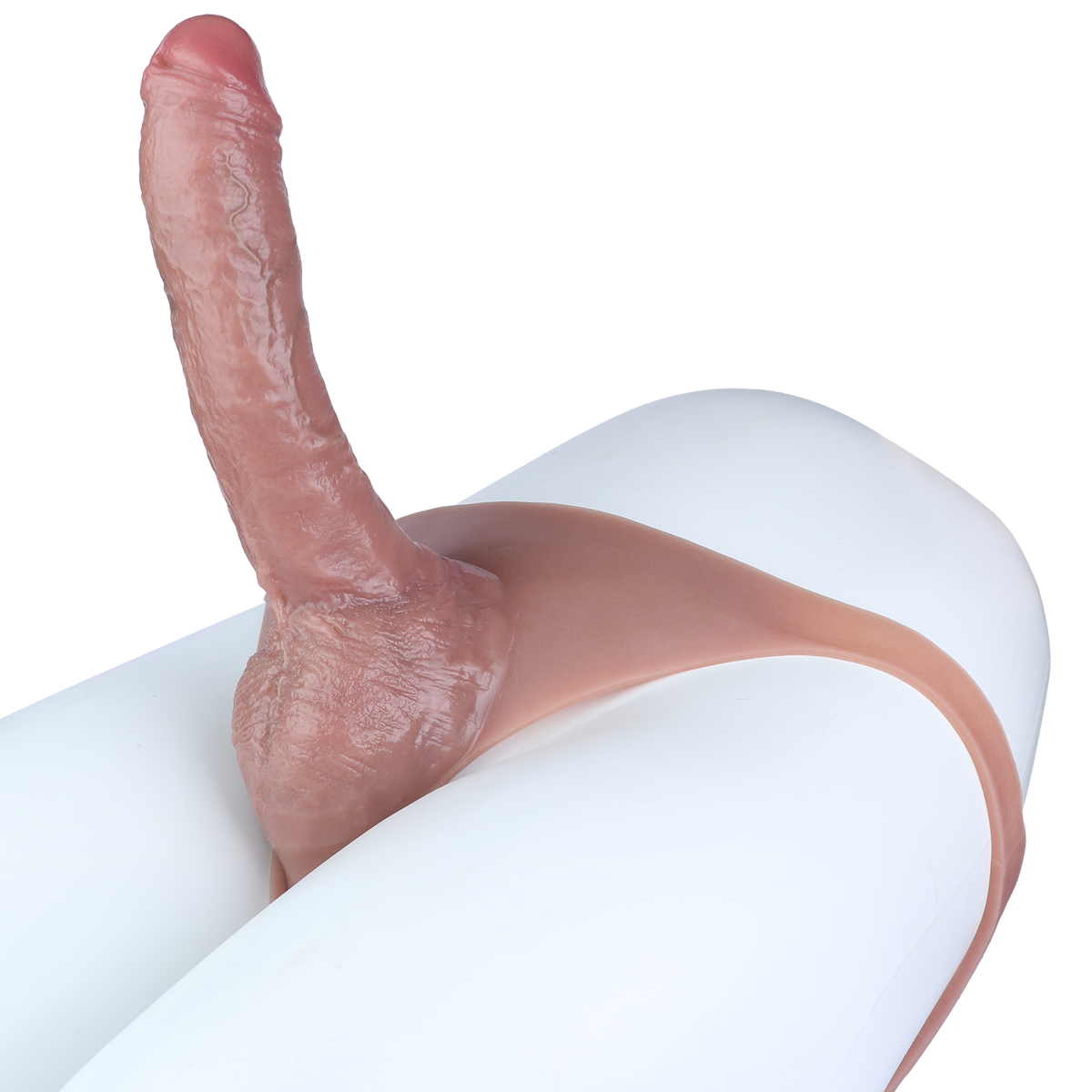 20.3 cm Triangle Realistic Thick Dildo Pants