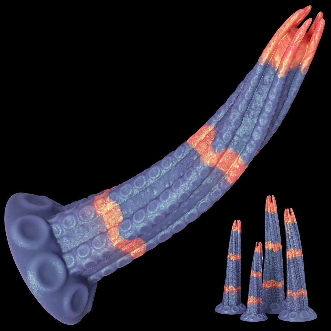 11 Inch Silicone Spiked Monster Tentacle dildo