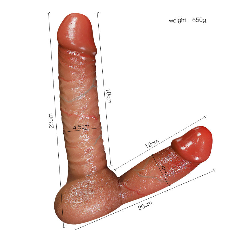 Ultra Realistic Silicone Strapless Strap-On Dildo