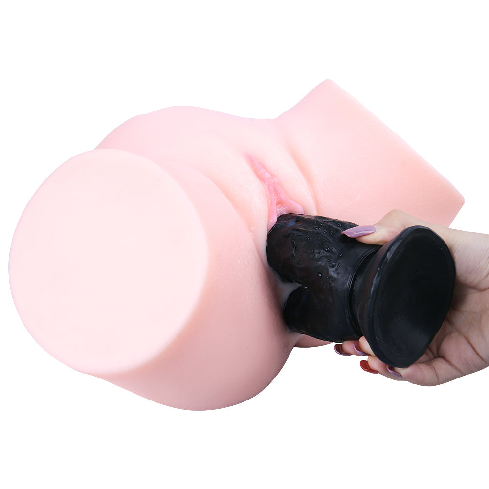 20.3 cm Black Large Double Penetration Dildo