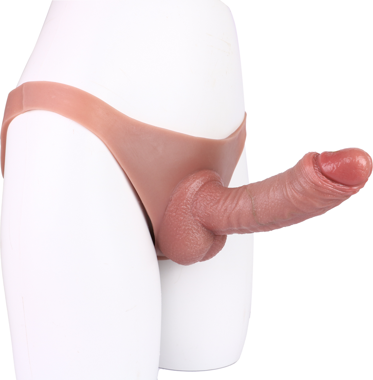 20.3 cm Silicone Strap On Dildo Pants