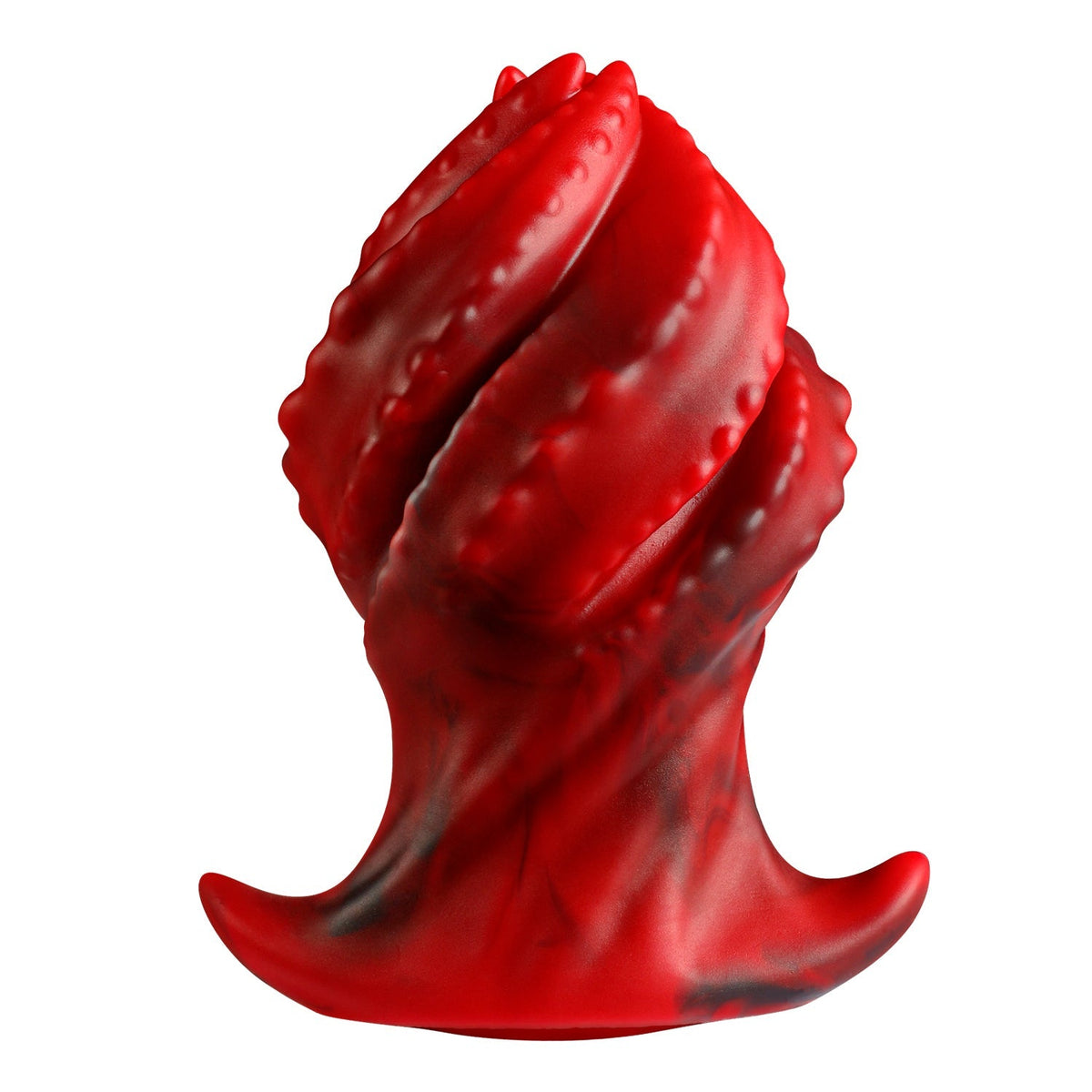 Red Monster Rotating Tentacle Huge Butt Plug