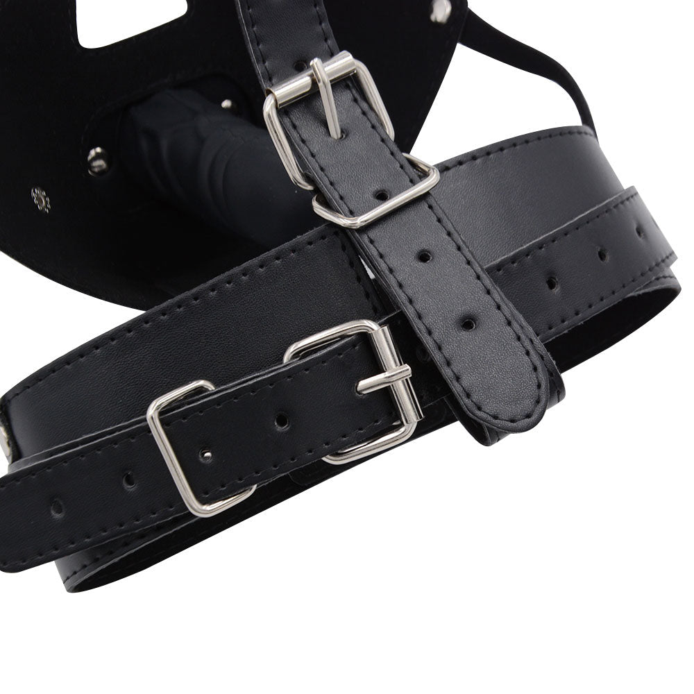 BDSM Bondage Sex Slave Dildo Mask Gag