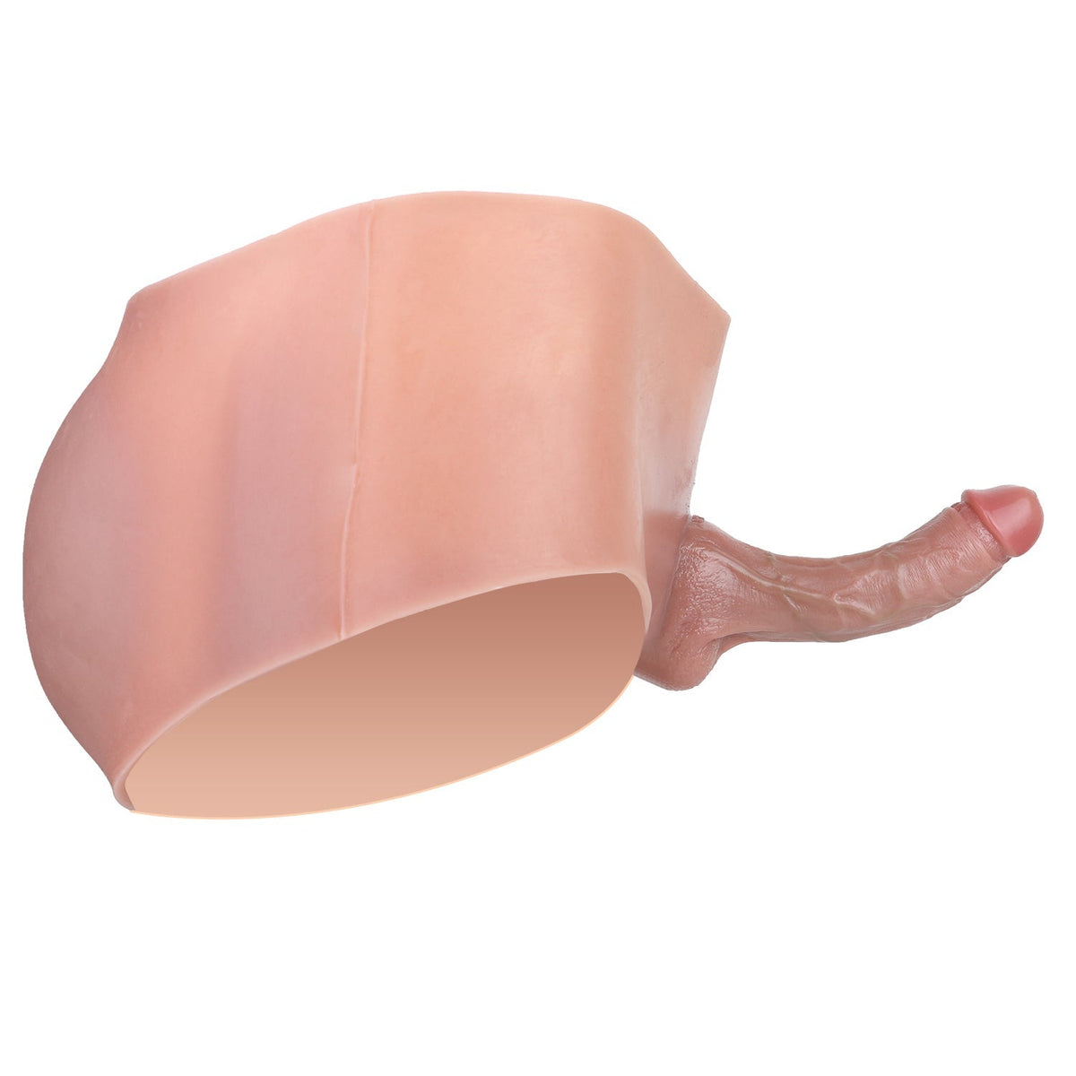 15.2 cm Silicone Lesbian Wearable Ejaculating Dildo