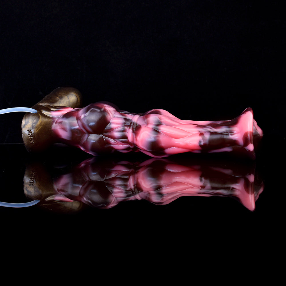 25.4 cm Fantasy Knotted Horse Ejaculating Dildo