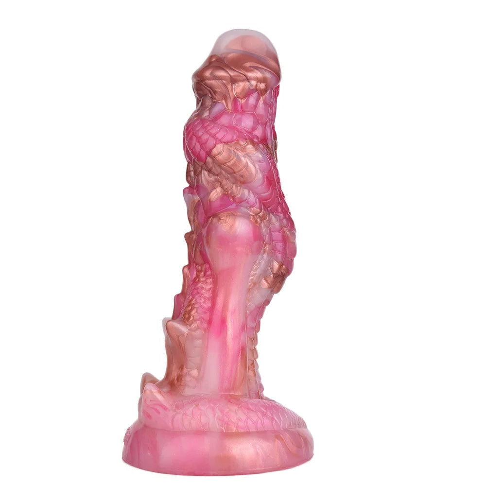 Pink 20.3 cm Fantasy Vibrator dragon Dildo