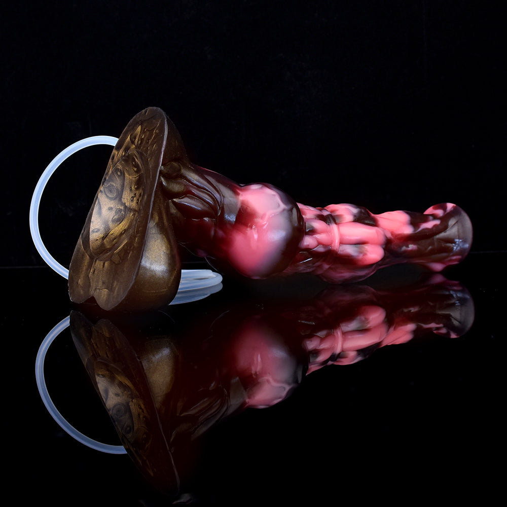 25.4 cm Fantasy Knotted Horse Ejaculating Dildo