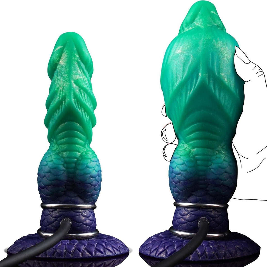 Thick Monster Knot Inflatable Dildo