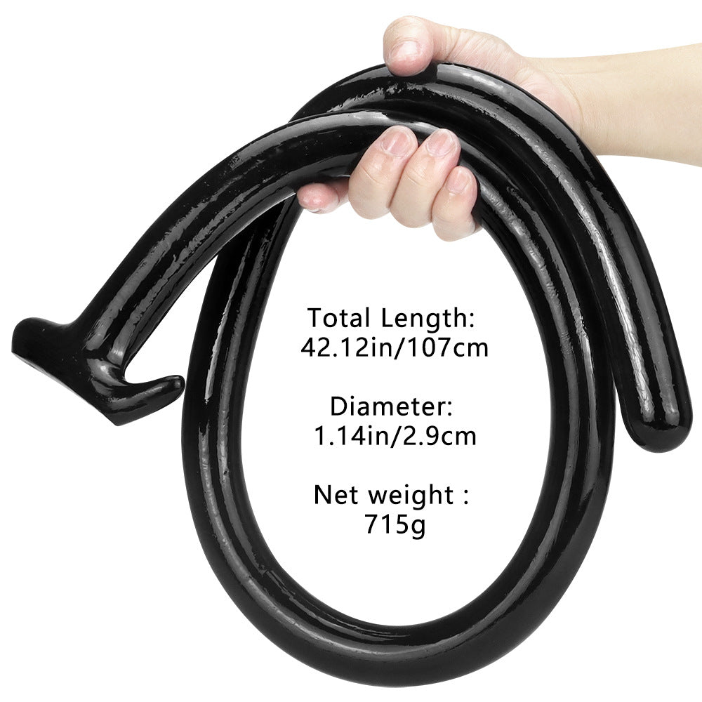 100 cm Dildo Extra Long Black Anal Sex Toy