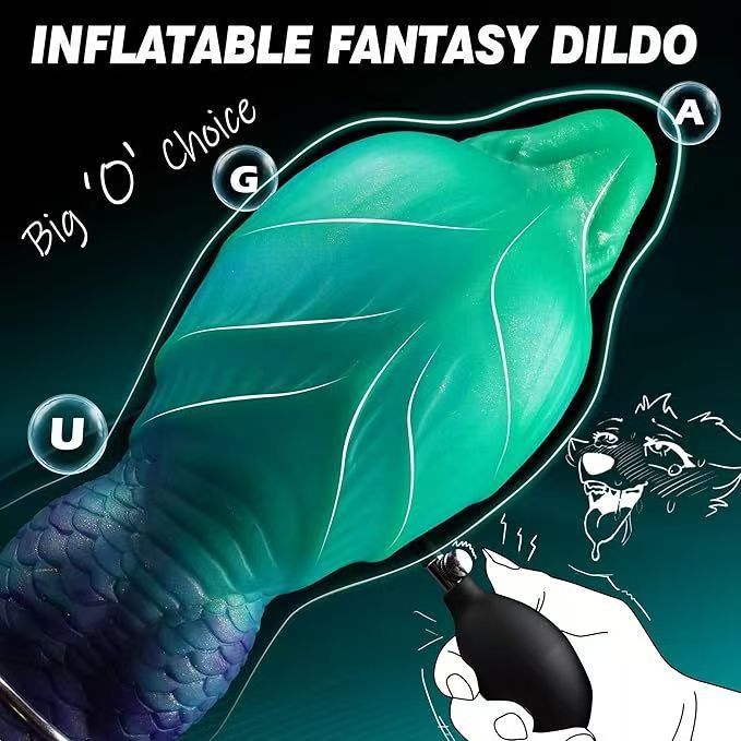 Thick Monster Knot Inflatable Dildo