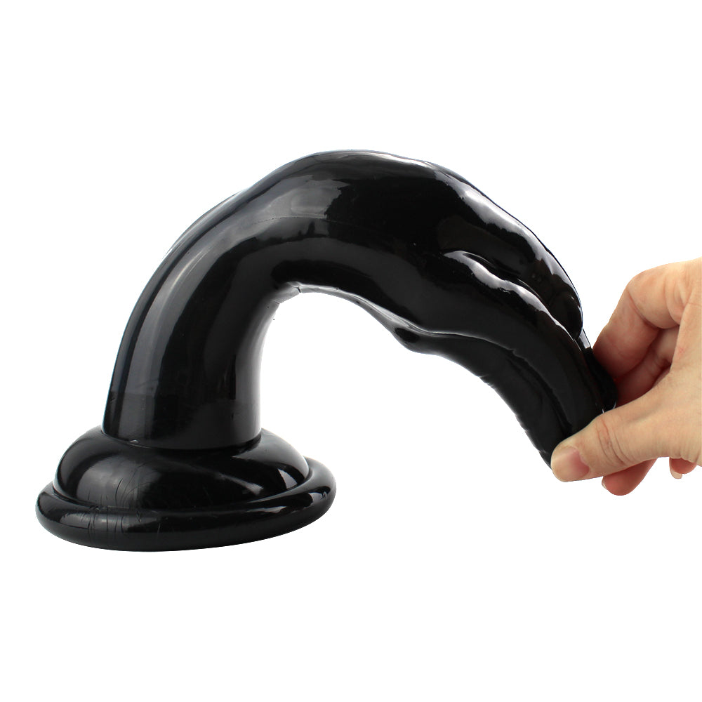 9.6 Inch Huge Clear Realistic Hand Dildo