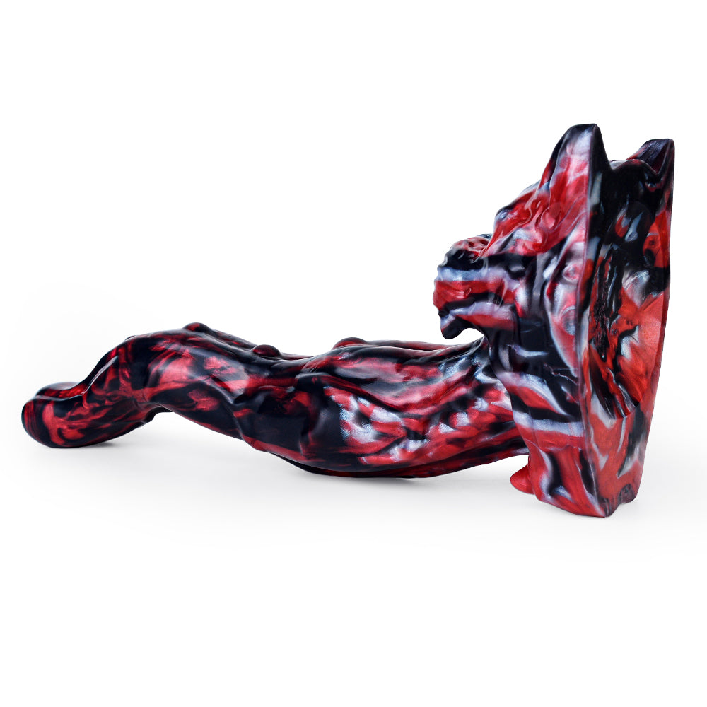 Silicone American Bully Dog Tongue Monster Dildo