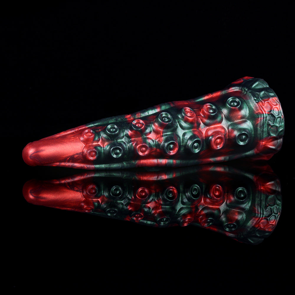 20.3 cm Curved Silicone Monster Double Tentacle Dildo