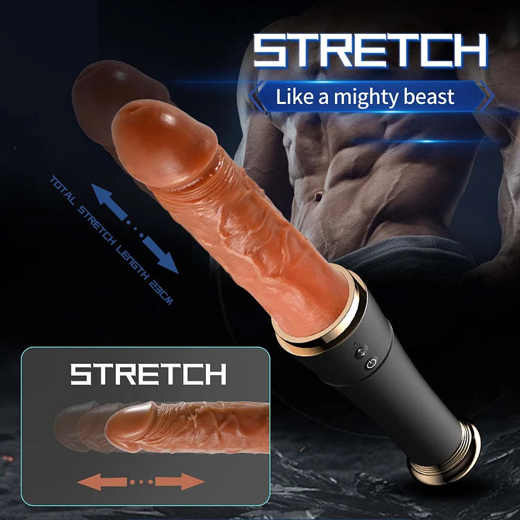 Discreet USB Recharge Baseball Thrusting Dildo