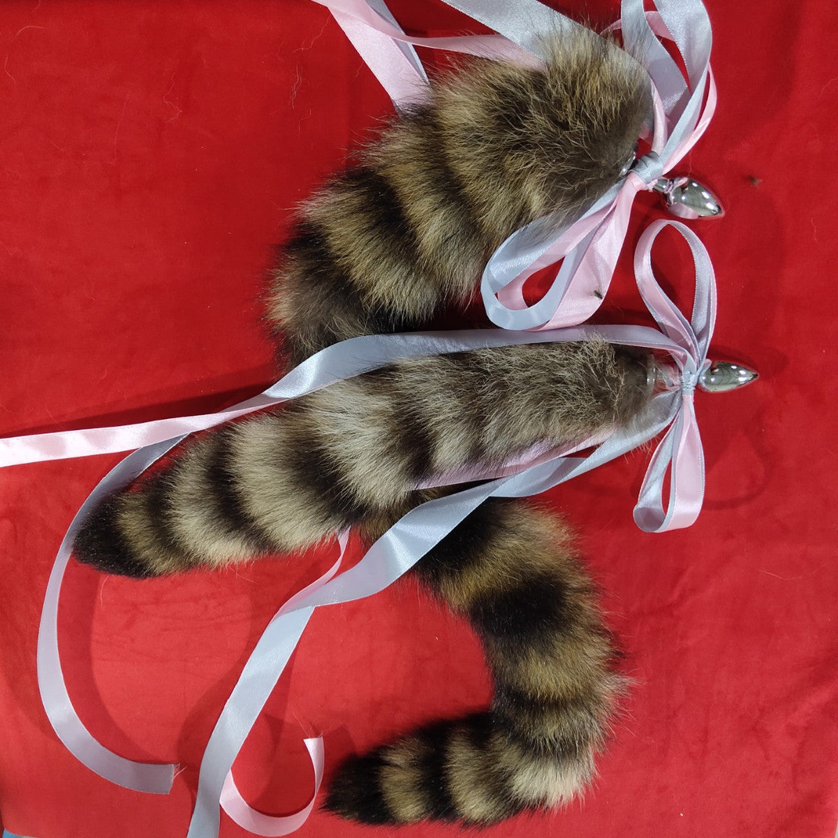 Raccoon Metal Tail Butt Plug
