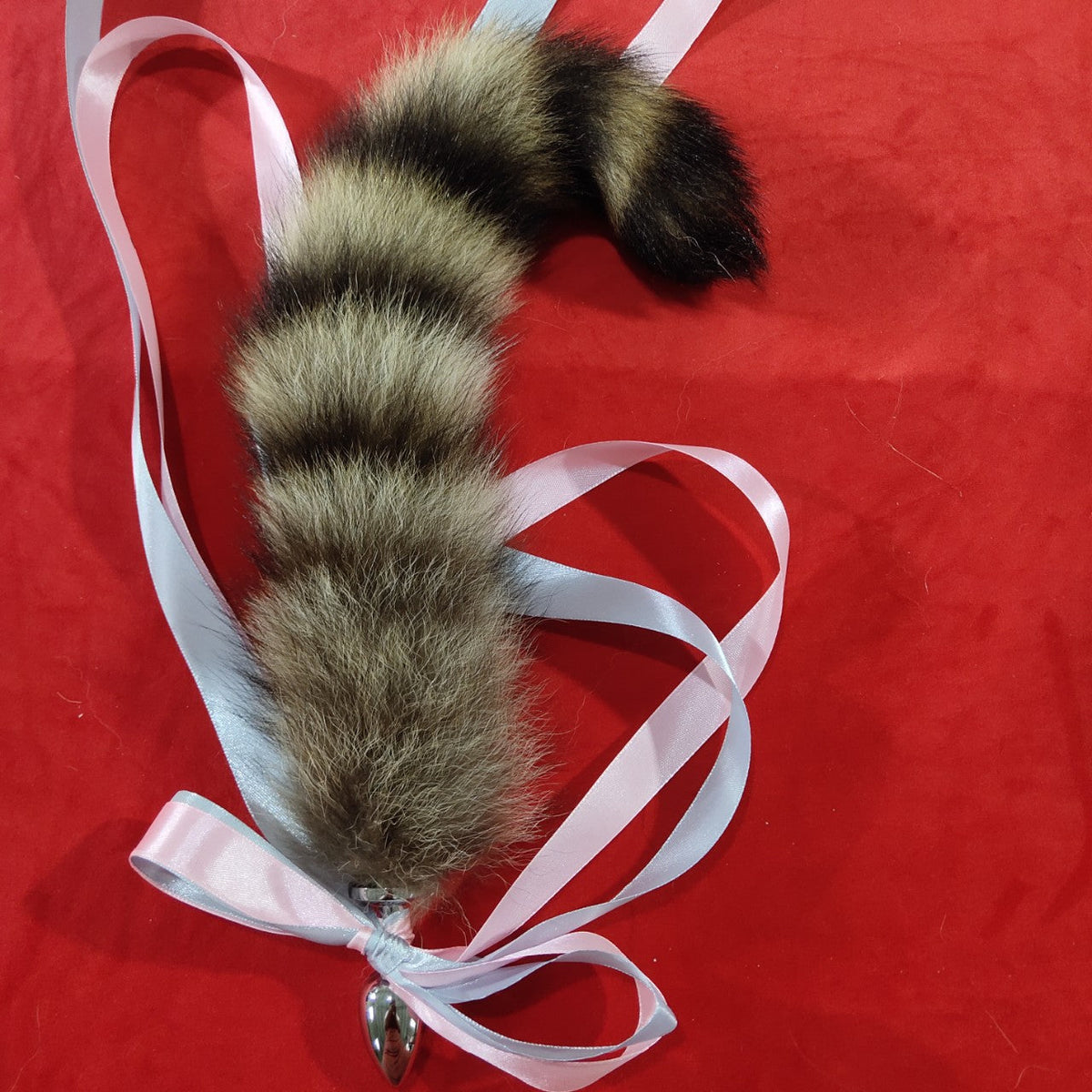 Raccoon Metal Tail Butt Plug