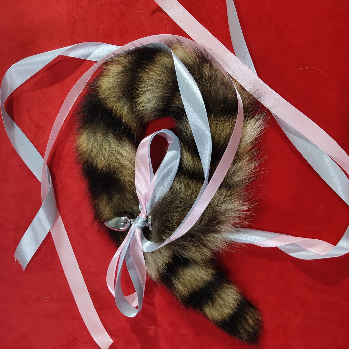 Raccoon Metal Tail Butt Plug