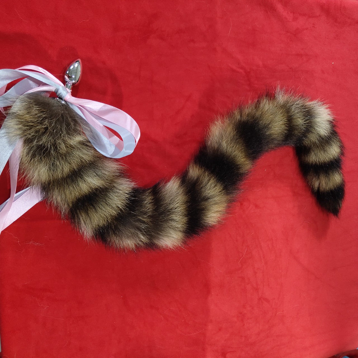 Raccoon Metal Tail Butt Plug