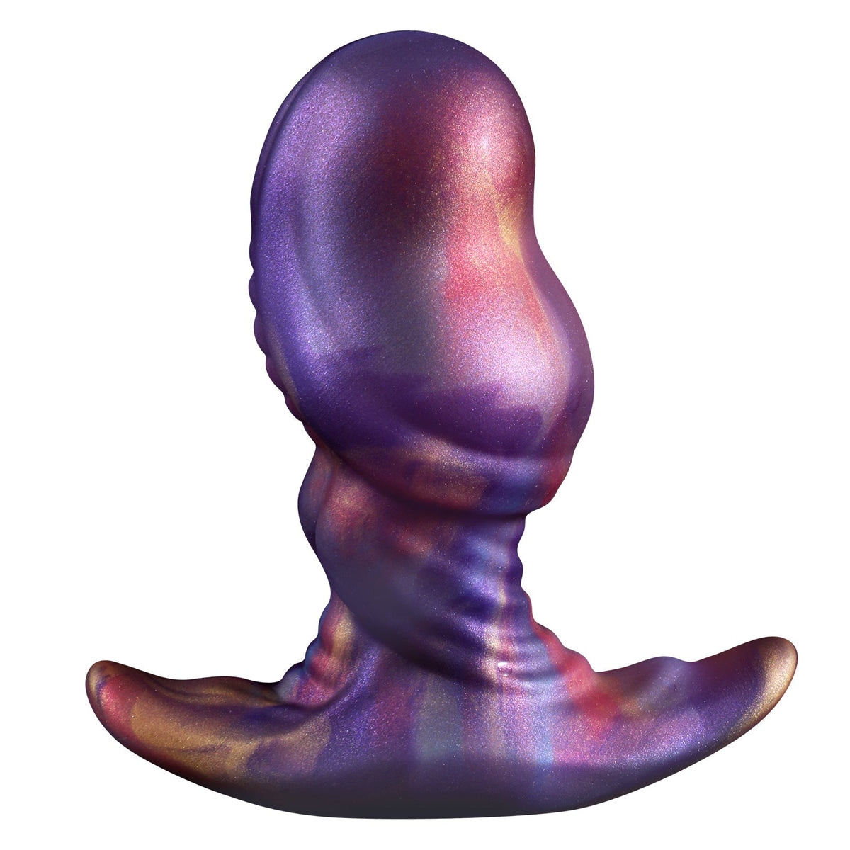 Purple Fantasy Silicone Short Thick Butt Plug