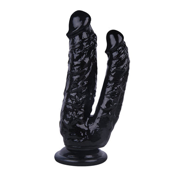 20.3 cm Black Large Double Penetration Dildo