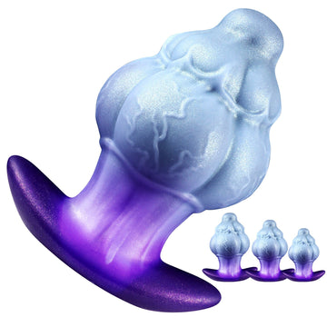 5 Inch Fantasy Knot Silicone Girthy Butt Plug