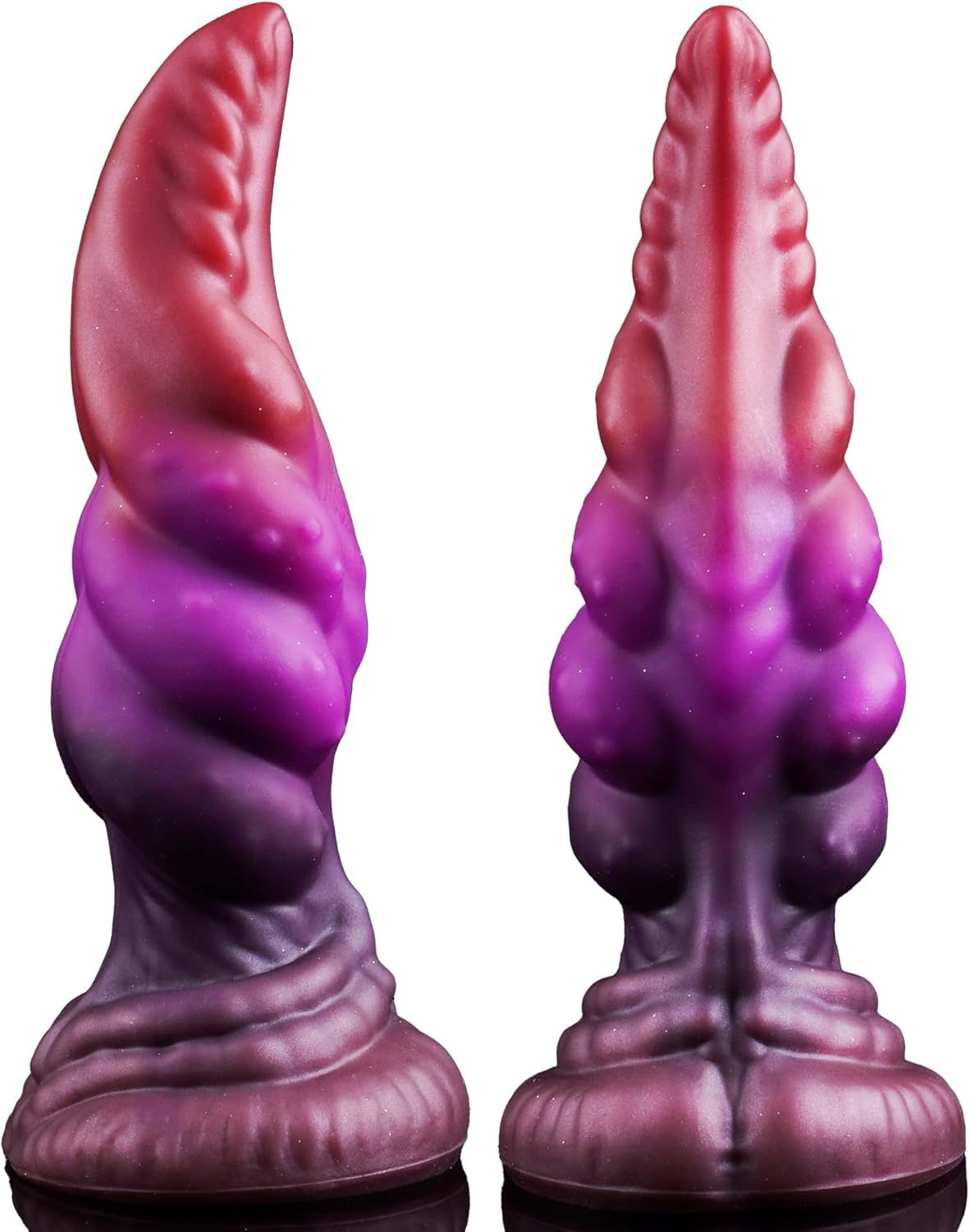 8 Inch Purple Monster Tongue Huge Anal Plug