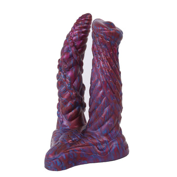 8 Inch Fantasy Monster Wolf DP Dildo