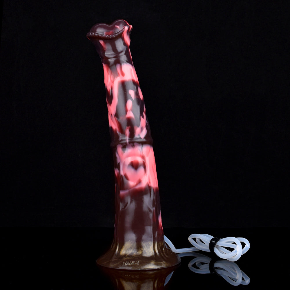 12 Inch Silicone Fantasy Squirting Giant Horse Dildo